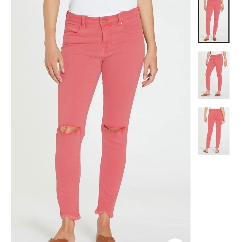 Old Navy Women's Rockstar Mid-Rise Distressed Cropped Skinny Jeans